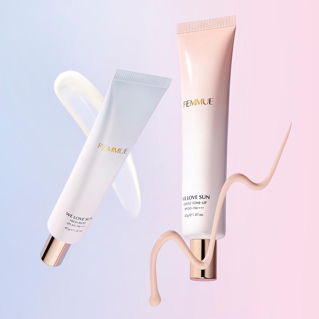 FEMMUE We Love Sun Gentle UV Cream 40g Month Flourish UV Fresh Floral Scent with Beauty Ingredients Authentic Japanese Product Tone-Up SPF50+ PA++++