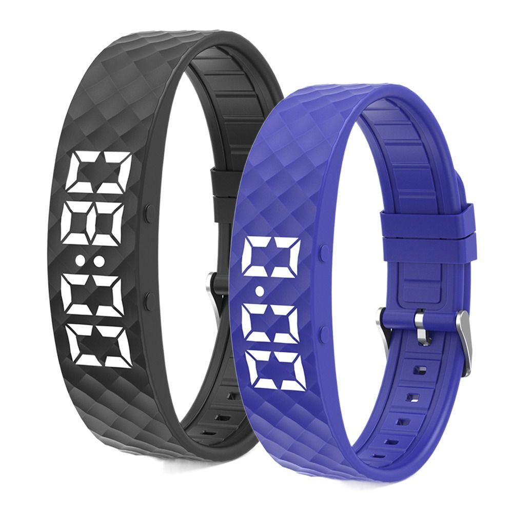 Водонепроницаемый фитнес-трекер 8 комплектов настроек будильника Фитнес-браслеты Будильник Часы для студентов