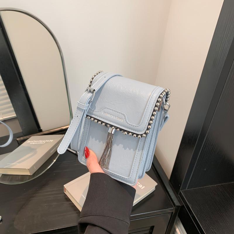 Сумка Sense женская 2024 новый нишевый дизайн модная сумка-мессенджер интернет знаменитости повседневная простая сумка для мобильного телефона