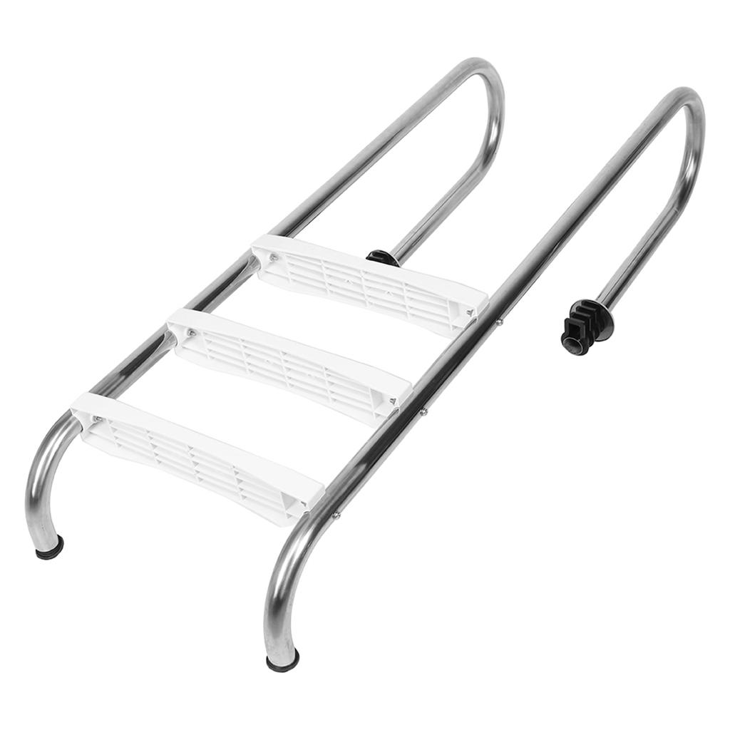 Pool 3Step Ladder Safety NonSlip Stair Pedal Stainless Steel Steps Swimming Bath Equipment
