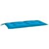 VidaXL Lot de 2 Coussins de Banc de Jardin, Revêtement de Banc avec Jeux de Cordes, Coussin d'Extérieur Imperméable, Bleu 361663