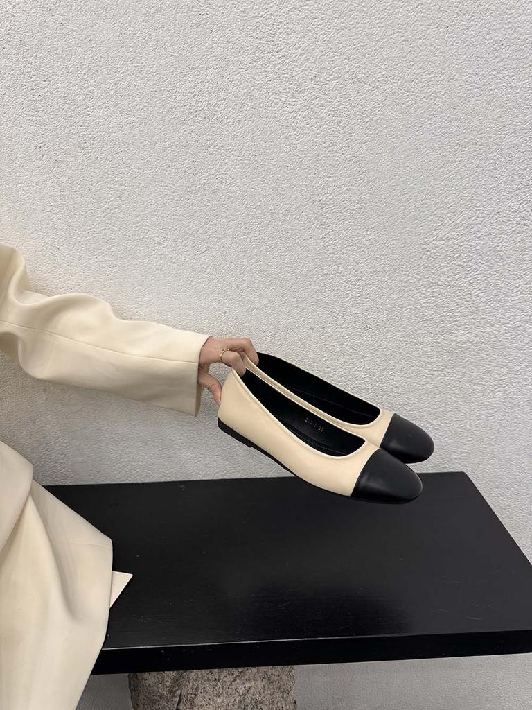 Fashion Round Toe Women Loafers 2024 New Arrivals Autumn Spring Dress Shoes Black Beige Brown Low Heeled Shallow Casual Mary Janes Mules