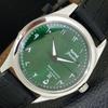 ВИНТАЖНЫЕ ЧАСЫ HMT JANATA С РУЧНЫМ ЗАВОДОМ, ИНДИЙСКИЕ, МУЖСКИЕ, АРАБСКИЕ, ЗЕЛЕНЫЙ ЦИФЕРБЛАТ a440931-4