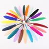 50Pcs20 Colors Colored Goose Feather Small Straight Knife Feather Diy Colored Feather Kindergarten Handmade Feather