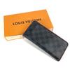 Louis Vuitton N63304 Кошелек Zippy Damier Graphite Кошелек на молнии Черный/Красный