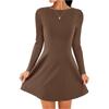 Women's Fashion Casual Long Sleeve Dresses