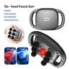 Fascia Gun Six-head Muscle Relaxation Electric Massager Wireless Waist Back Masajeador Deep High Frequency Vibrater Body Massage