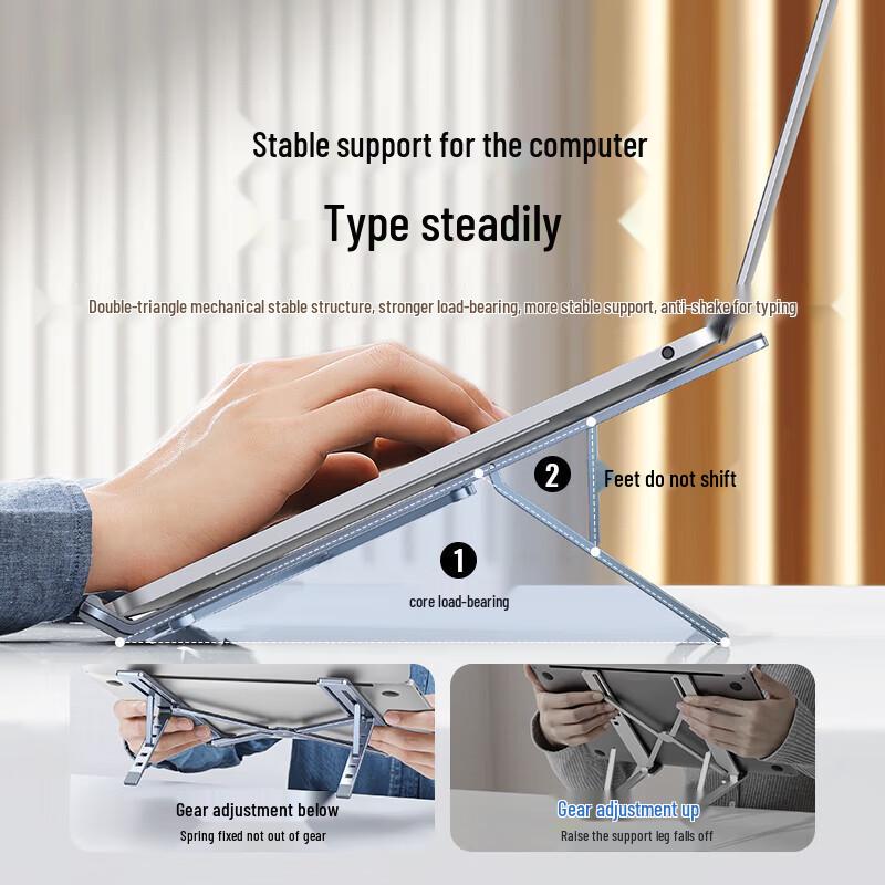 UGREEN X-Type Aluminum Alloy Foldable Laptop Stand