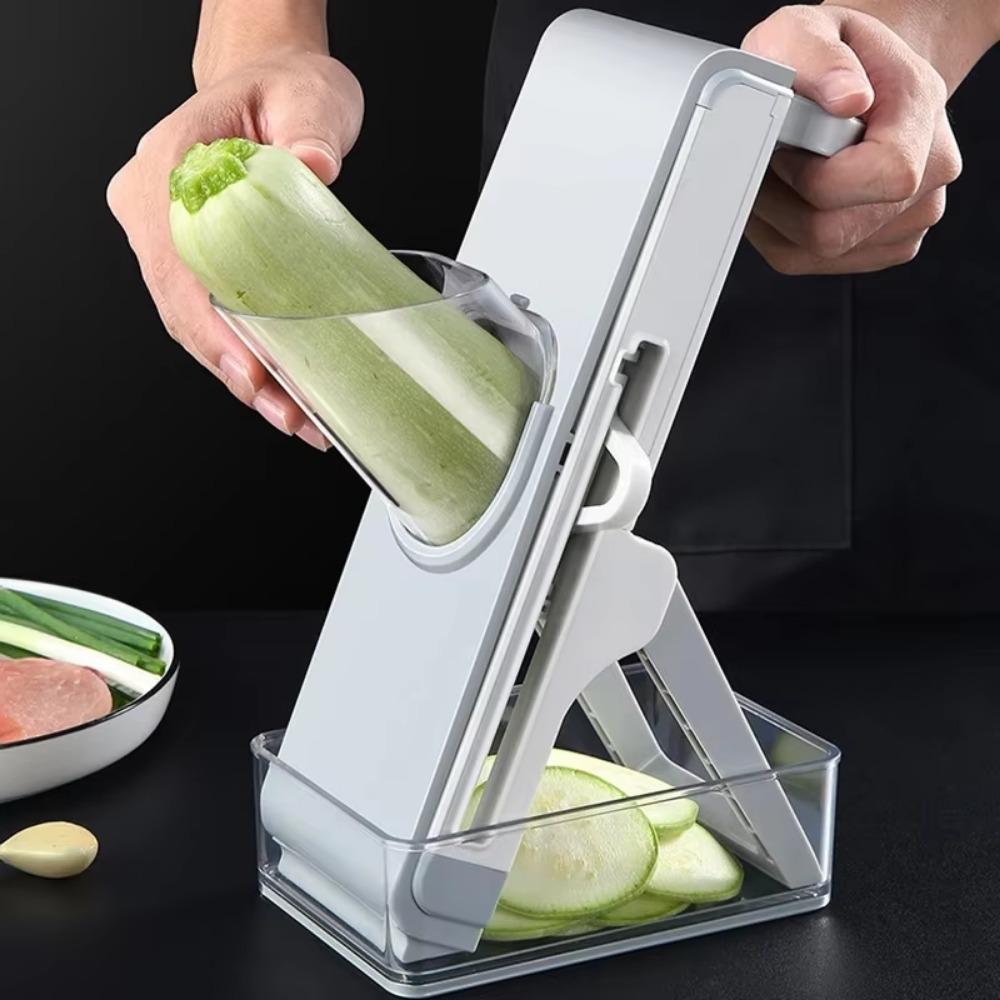 6 in 1 Gadgets Beef Cleaver Adjustable Thickness Fresh Meat Shredder Vegetable Cutter Frozen Meat