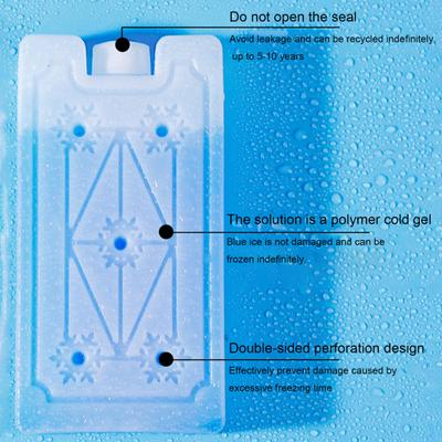 Пакеты со льдом для ланч-боксов, охладители, герметичные, быстрозамораживающиеся, многоразовые пакеты для заморозки с водой, охлаждающей до 8 часов Пакеты со льдом для пляжа, кемпинга, рыбалки