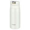 Tiger Thermos (TIGER) 350ml Sahara Mug Stainless Steel Water Bottle, One-Touch Operated, Lightweight, Shell White, MCX-A352WR