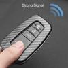 For Toyota Key Fob Cover, ABS carbon fiber pattern Key Fob Case Fit for 2017-2021 2022 2023 Toyota Corolla Camry RAV4 Highlander 4Runner Prius CH-R