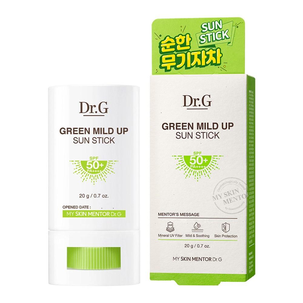 Доктор. G Green Mild Up Sun Stick SPF50+ PA++++, 20г, 1 шт.
