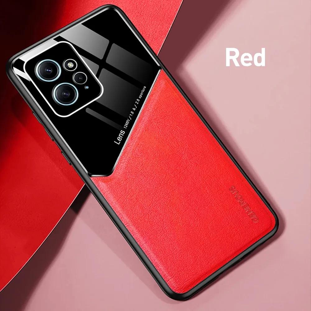 Ударопрочный чехол для Xiaomi Redmi Note 12 Pro 5G 12S 12C 10C 11 11S 10S 10 Pro Защитный чехол Магнитный держатель Бизнес Полная защита Чехол