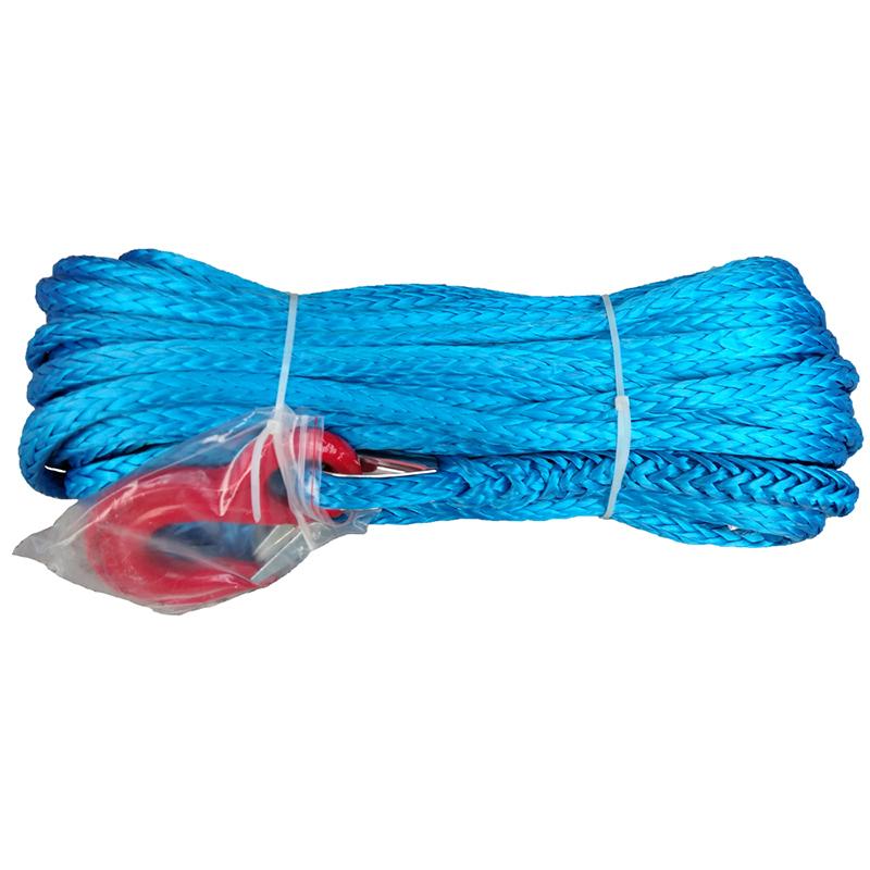 10MM X 30M Synthetic Winch Rope With Hook For 4WD 4X4 UTV