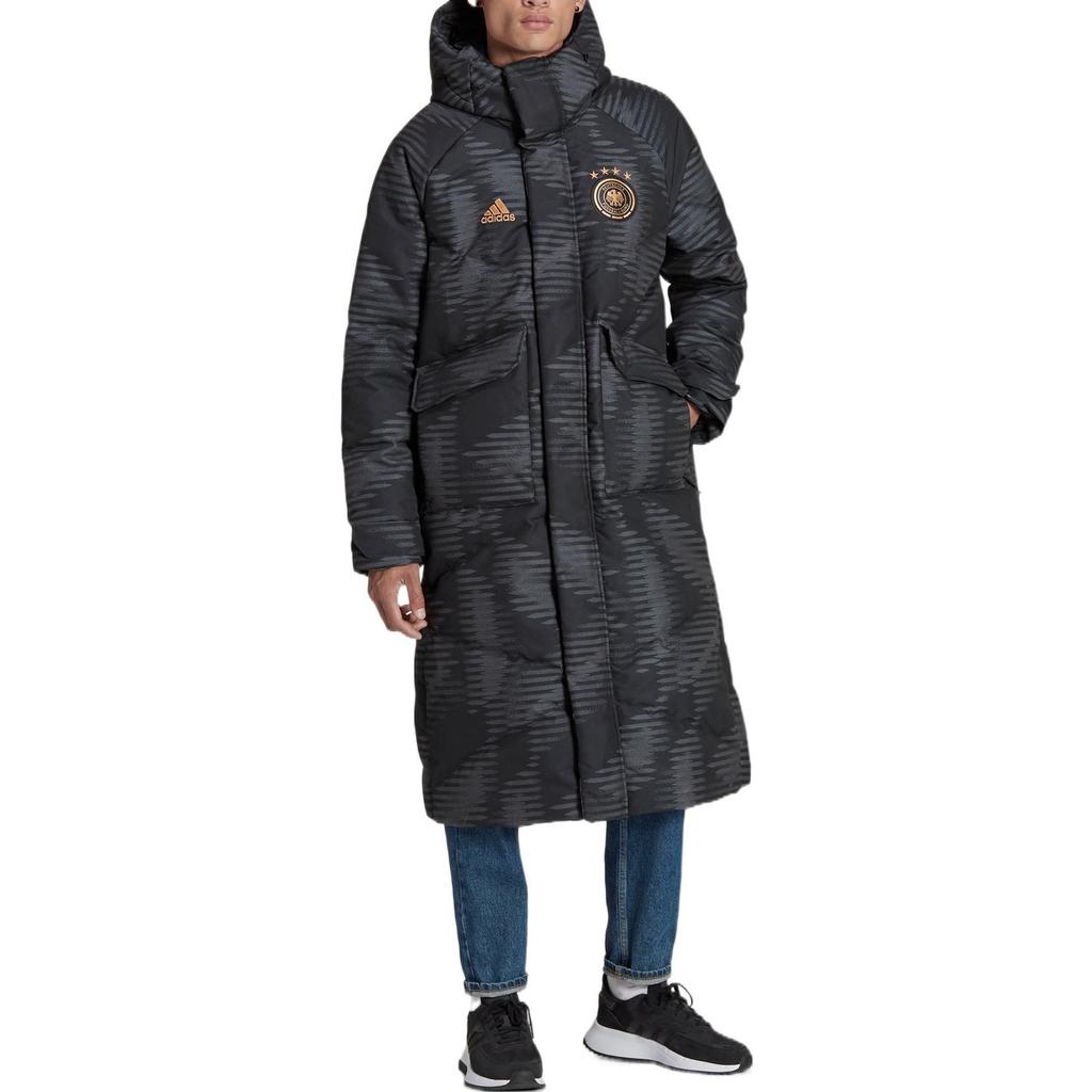 adidas Мужские пуховики Черные с капюшоном Утепленные Другие HF4062