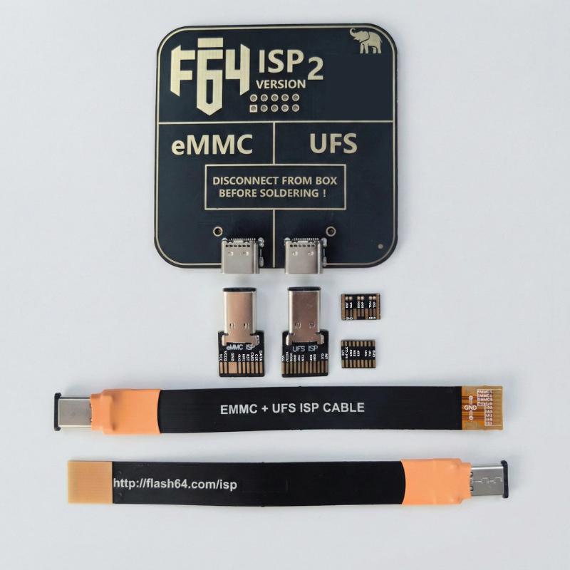 Адаптер Flash 64 Ultra F64 Box Ufs & Emmc Isp V2 для инструментов для ремонта и обслуживания электроники