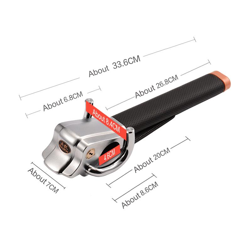 Car Auto Van Steering Wheel Lock Anti Theft High Security With 2 Keys Heavy Duty