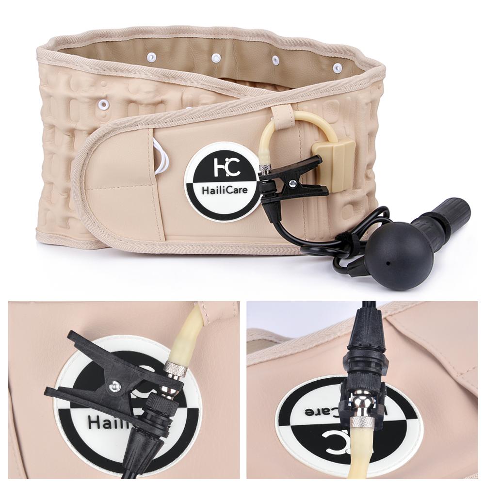 Inflatable Waist Belt Massager Decompression Back Belt Lumbar Support Waist Air Traction Brace Spinal Backache Relief Strap Unis