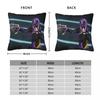 Mass Effect Tali'Zorah Square Pillowcase Polyester Linen Velvet Creative Zip Decor Pillow Case Sofa Cushion Cover