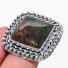 Natural Bloodstone Gemstone 925 Sterling Silver Jewelry Ring Size 8.5 W9h65