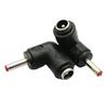 90 градусов DC5.5x2.1mm to DC3.5x1.35mm адаптер питания женский-мужской разъем-конвертер зарядки для ноутбуков