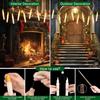 Halloween Decoration Floating LED Candles 12/24Pc Flameless Flicker Candle with Magic Wand Remote Control for Christmas Birthday