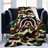 Популярное камуфляжное одеяло Bape, эстетические одеяла для кроватей, мягкая простыня королевского размера, римский декор, покрывало для постельного белья, подарок для любителей путешествий