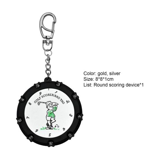 Golf Score Counter 9 Shot Smooth Surface Round 18 Hole Golf Scoreboard