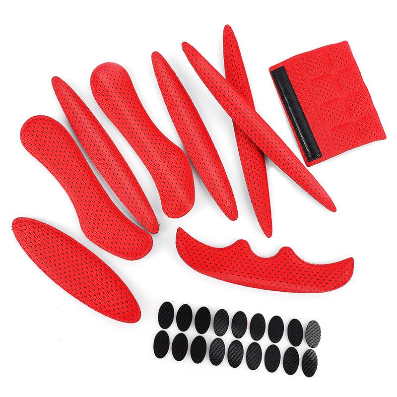 Helmet Inner Padding Foam Protection Pads Kit Sealed Sponge Mats for Outdoor Sports Cycling Motorcycle Bicycle Accessories