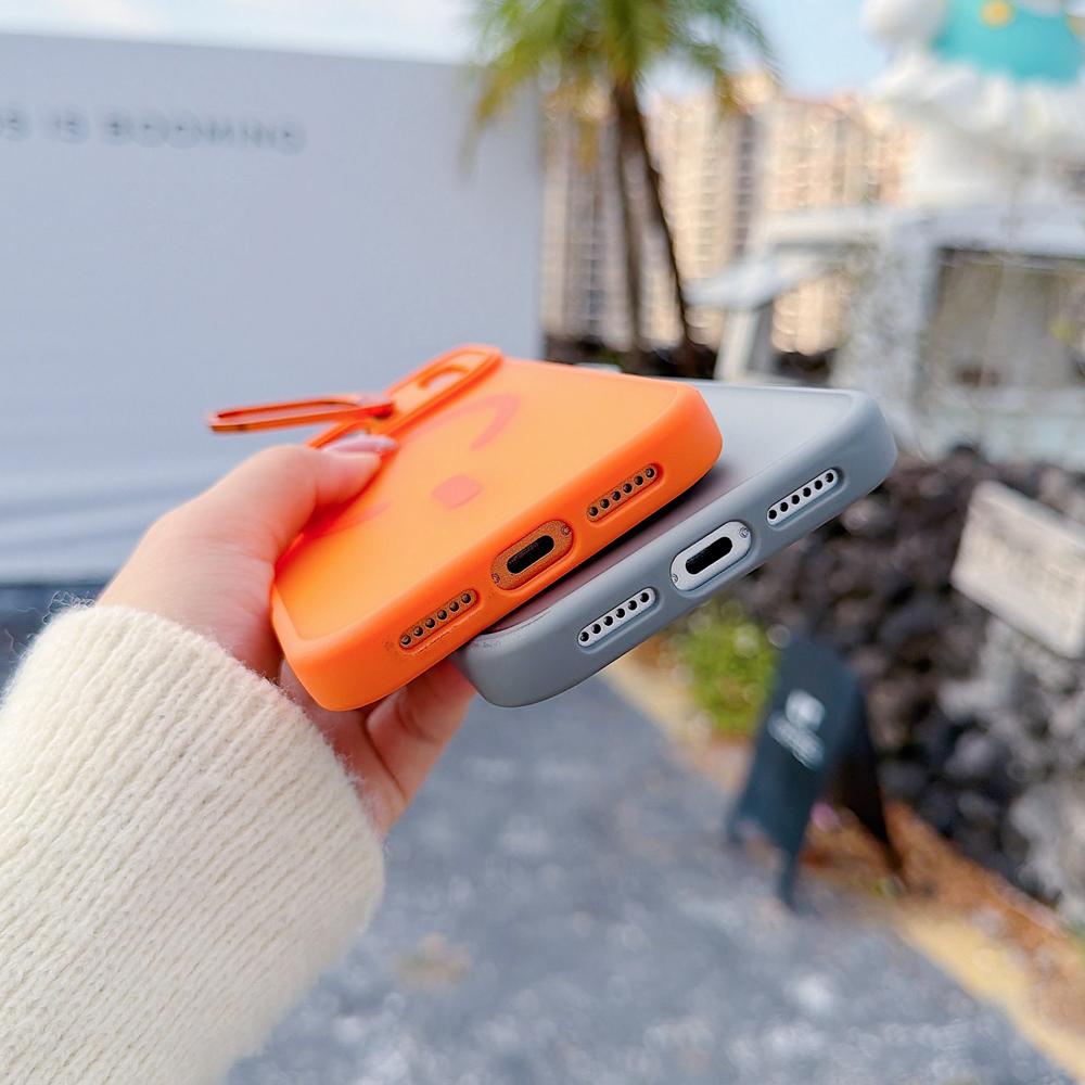 KEYSION Чехол для телефона с магнитной подставкой для линз MagSafe для iPhone 17 Pro Max Air Матовый Полупрозрачный Ударопрочный Задняя крышка для беспроводной зарядки