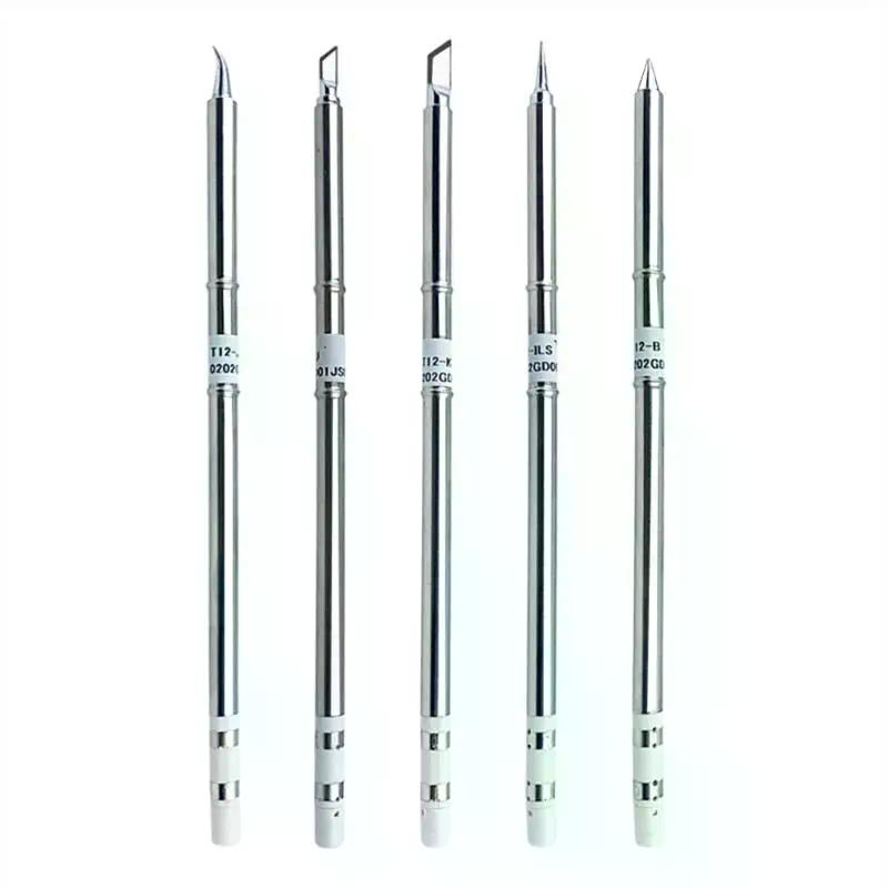 Паяльные жала T12 I ILS J02 JL02 K KU для Hakko Fx951, паяльник T12 для DIY, паяльная станция, инструменты для сварки