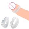 2pcs Sex Toys for Men Cock Penis Widening Rings Foreskin Correction Tassel Penis Ring Foreskin Resistance Ring Delay Trainer