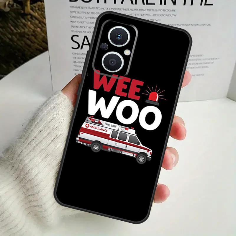 Чехол для скорой помощи EMS EMT парамедика для OPPO Reno 10 Pro 11F 4 5 6 7 8 Lite 4Z 5Z 8T OPPO Find X2 X3 X5 Lite X6 Pro