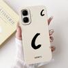 Чехол для телефона Infinix Smart 10 2025 со счастливой начальной буквой Для Infinix Smart10 Мягкий силиконовый противоударный чехол