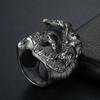 S925 Silver Ring Trendy Men's Northern Ghost Army Skull Men's Ring Series Skull Ring