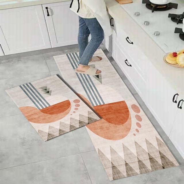Моющийся кухонный напольный коврик, нескользящий коврик для ванной комнаты, входная дверь, балкон, прачечная, коридор, винтажный ковер, коврик для гостиной