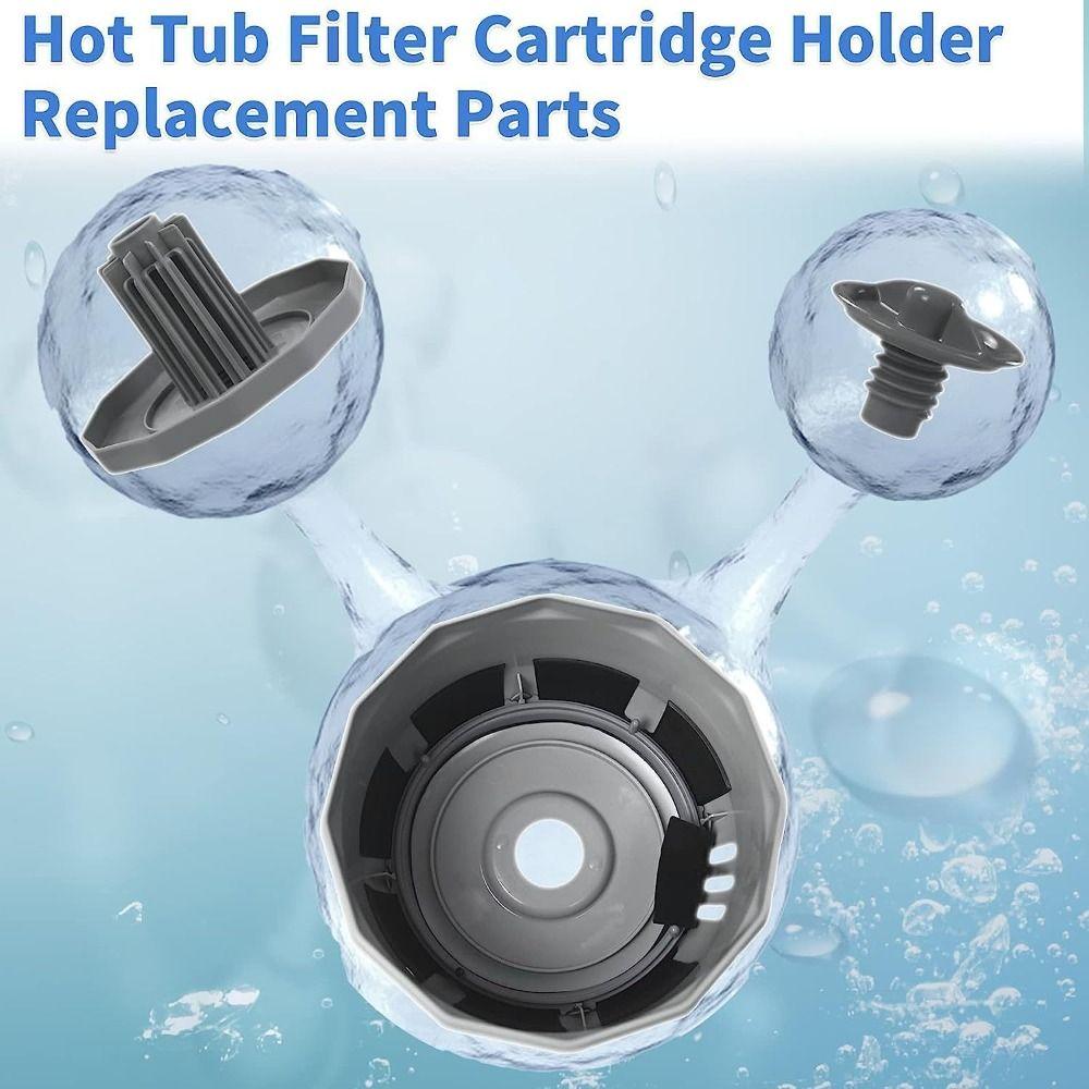 Easy Install Cartridge Filter Holder Plastic Rubber Hot Tub Filter Holder Hot Tub Part
