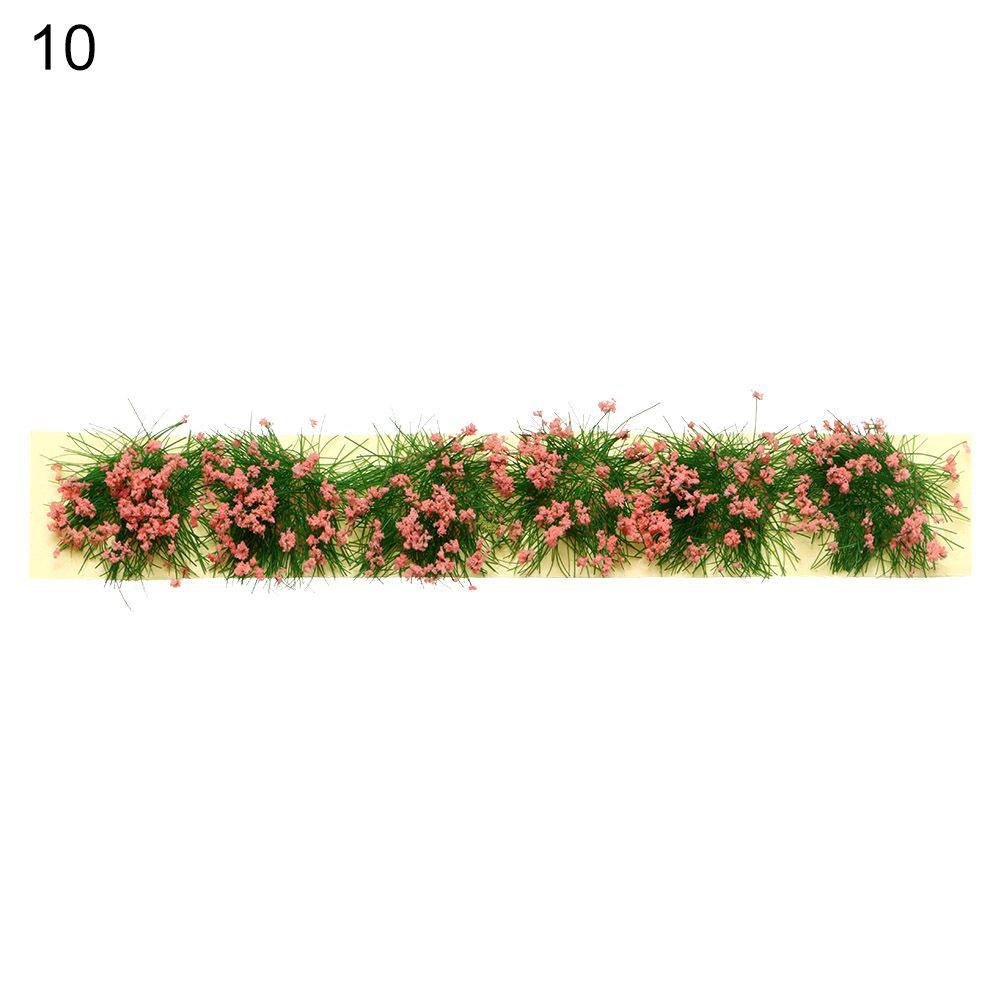 Песочный стол, статический пейзаж, модель, миниатюрный садовый декор, пучки травы, пейзаж, военная игра, цветочный кластер