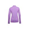 Under Armour Высокий воротник облегающий крой длинный рукав спортивный фитнес топ женские топы фиолетовый 1356361-568