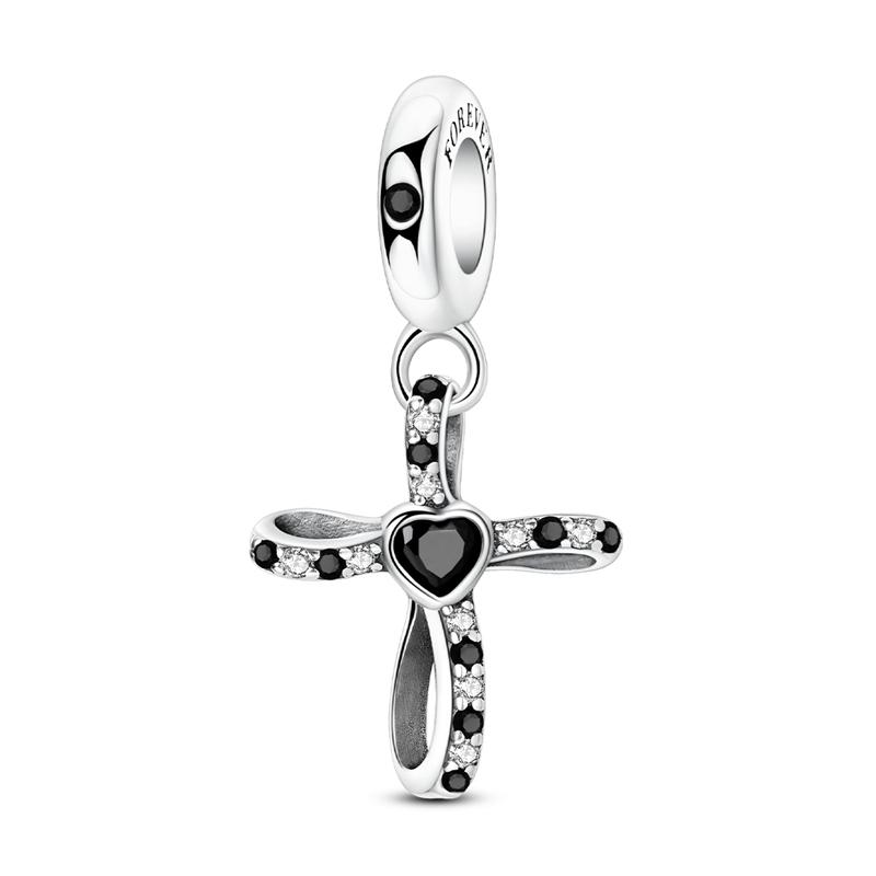 Новые медные шармы-бусины светящиеся розовые в форме сердца кошачья лапка кошачьи бусины подходят для оригинального браслета-подвески женские украшения своими руками