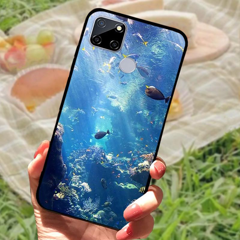 Чехол для OPPO Realme C21Y Мраморная Мода Мягкий Силиконовый Чехол для Realme C21 C25 C25s Чехлы для Телефона Защитный Realmi C 21 Y Capa