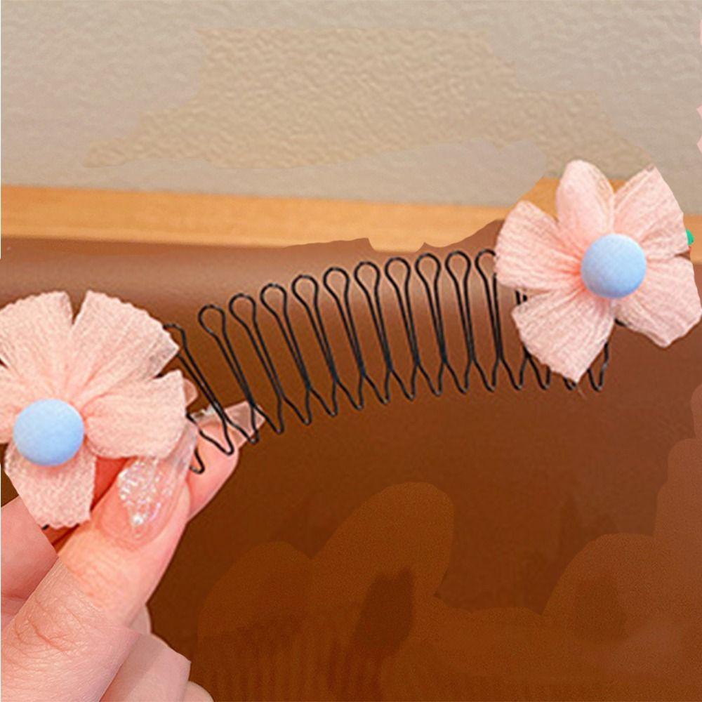 Teeth U Shape Hair Styling Comb Spring Invisible Extra Hair Holder Sweet Children