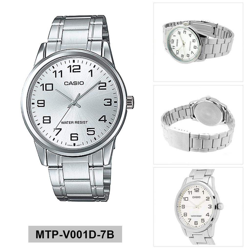 Casio Стандартные аналоговые мужские часы MTP-V001D-7B [Параллельный импорт]
