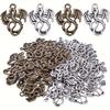 10/20/40pcs Creative Flying Dragon Shape Ancient Silver Ancient Blue Dragon Shape Pendant Alloy Pendant Versatile Personalized Animal Accessories