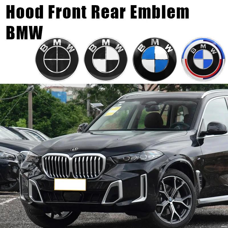 ta122Pcs 74mm 82mm Car Hood Emblem Front Bonnet Logo Trunk Badge Accessories For BMW E90 E46 F10 F30 E87 F20 G20 E60 E61 F25 E36 X3