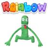 Очаровательная плюшевая игрушка Rainbow Friends Roblox2 с длинными зелеными руками, идеально подходящая для детей лет)