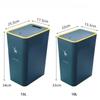 10 л 15 л Nordic Туалет Мусорное ведро Бытовая с крышкой Кухня Классификация Пресс-типа Ванная Гостиная Прямоугольный мусорный бак