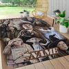 Custom Name Harry Potter Magic Train Carpet Rug Customizable Soft Washable Anti-Slip Home Living Room Sofa Mats Personalized Rug. 090974