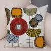 Абстрактное искусство Чехол на подушку Декоративное геометрическое растение Дерево Цветок Наволочка для дивана Дом Машина